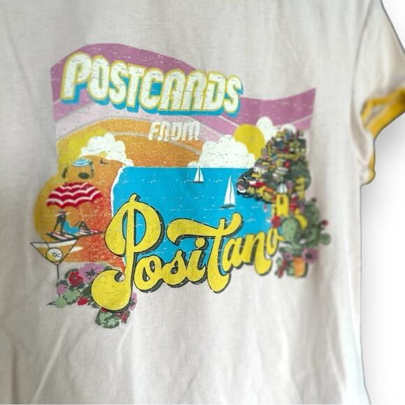 Spell & The Gypsy Positano Organic Girlfriend Tee Cream - Picture 4 of 14